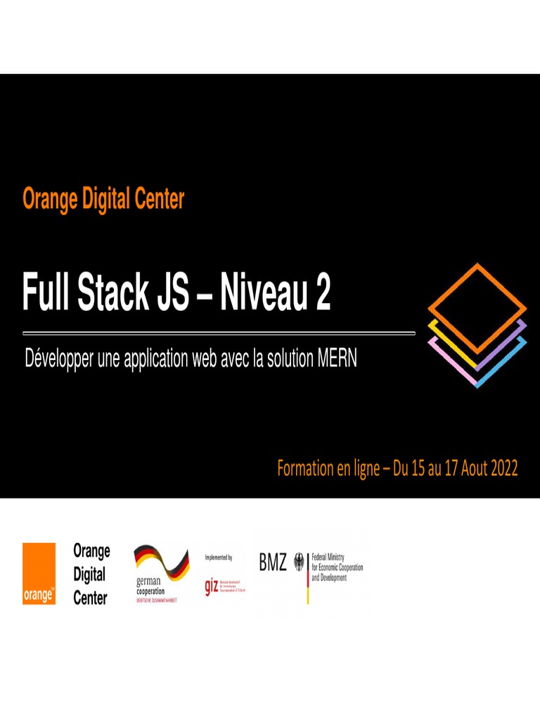 Formation Full Stack JS - Niveau 2 | PDF | Internet | Internet et Web