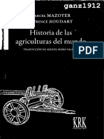 Historia de Las Agriculturas Del Mundo Marcel Mazoyer & Laurence Roundart