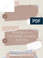 Panitikan Sa Panahon NG Mga Kastila