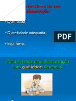 Características de Boa Alimentação