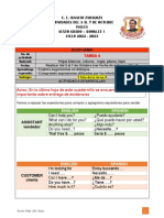 INGLÉS 6° TAREA 4 Del 3 Al 7 de Octubre