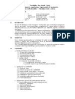 PROGRAMA REVISADO Probabilidad y Estadistica