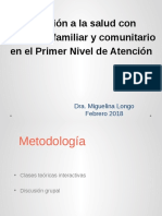 Clase 3 Atención A La Salud Con Enfoque Familiar y Comunitario en El Primer Nivel de Atención