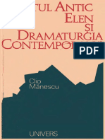 Mitul Antic Elen Și Dramaturgia Contemporană (PDFDrive)