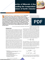 Bass Et Al. (2008) - Elastic Properties of Minerals - A Key For Understanding The Composition and Temperature of Earth S Interior