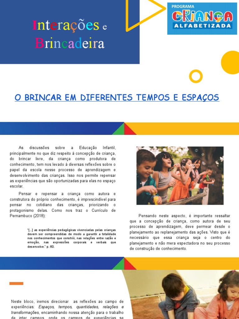 Ebook - o Brincar em Diferentes Temos e Espaços | PDF | Aprendizado ...