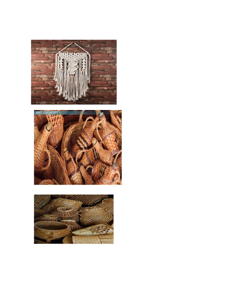 BASKETRY PDF Basket Weaving Textiles