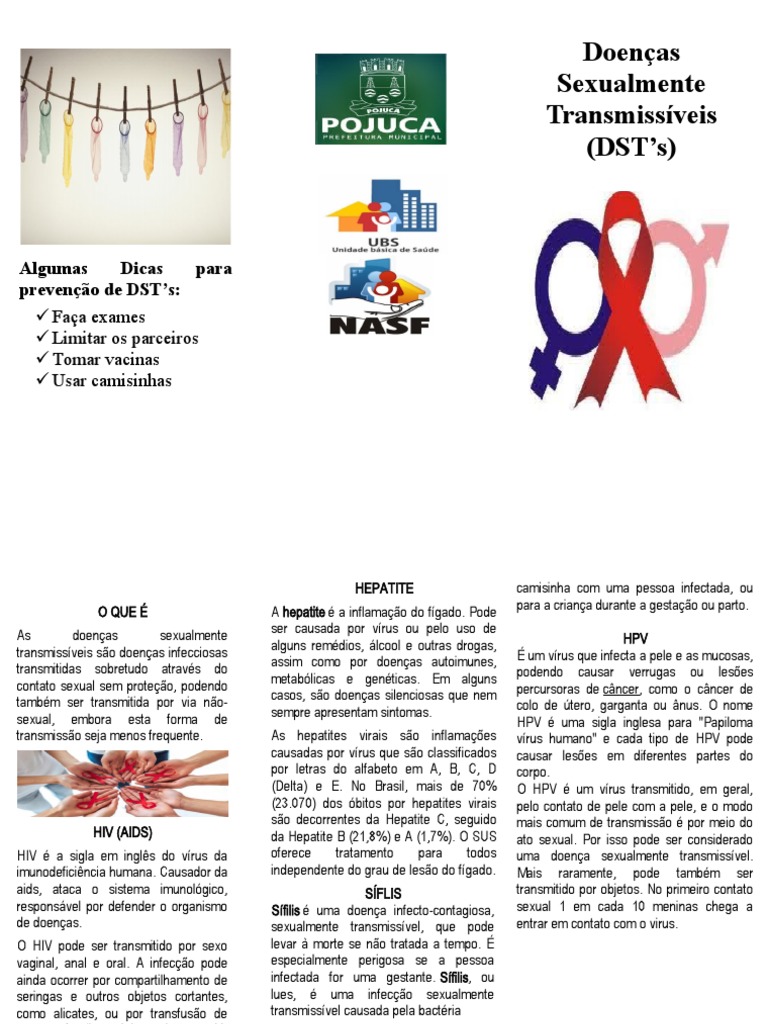 Dicas de Prevenção de DSTs e Hepatites | PDF | Hepatite | HIV/AIDS