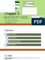 Chapter 3 - Excel Function - Formula