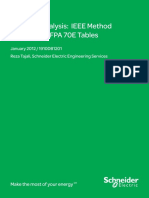 Arc Flash Analysis IEEE Method Versus TH