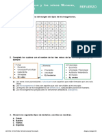 Actividades de Refuerzo Sobremicroorg - 1º ESO