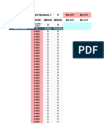 Spreadsheet Class Gradebook (Points and Percentage)