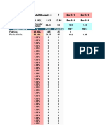 Spreadsheet Class Gradebook (Points and Percentage)