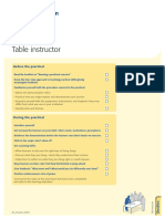 AOF Checklist Table Instructor en