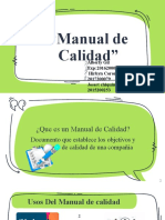 Exposicion Manual de Calidad.