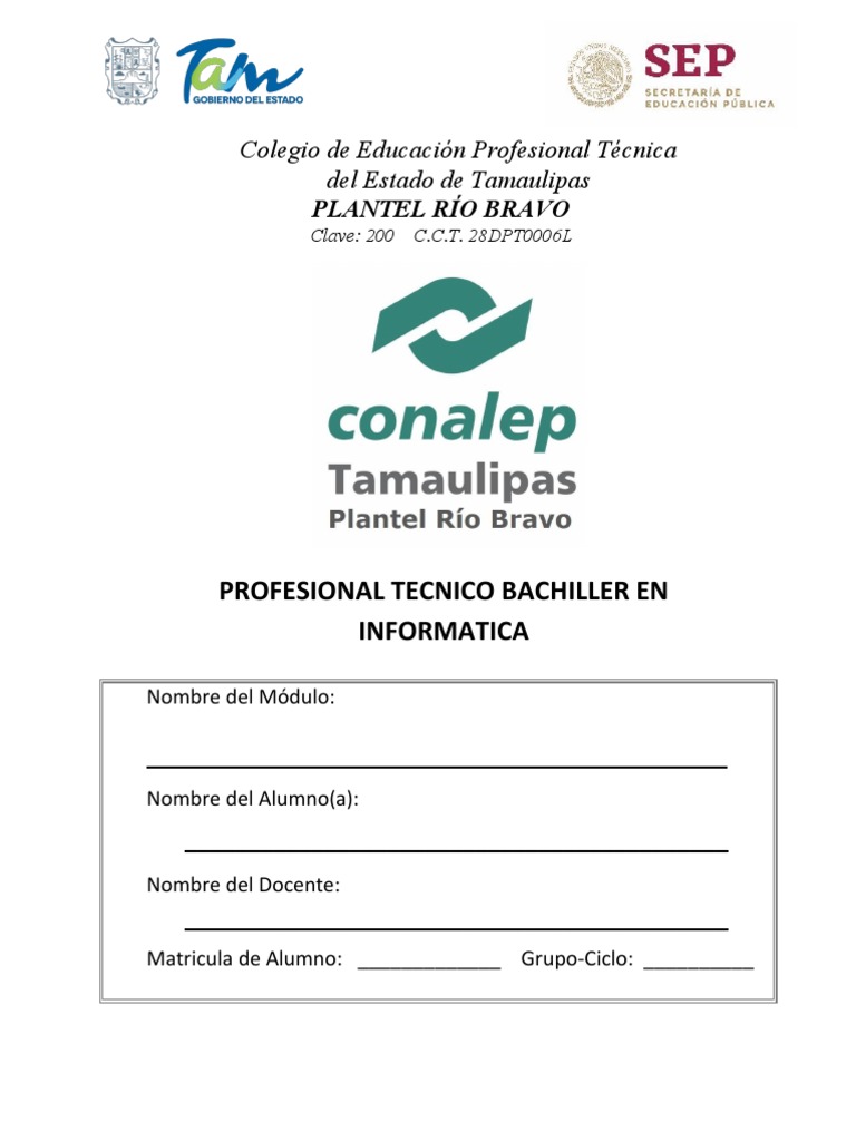 Cuaderno Informatica Pdf