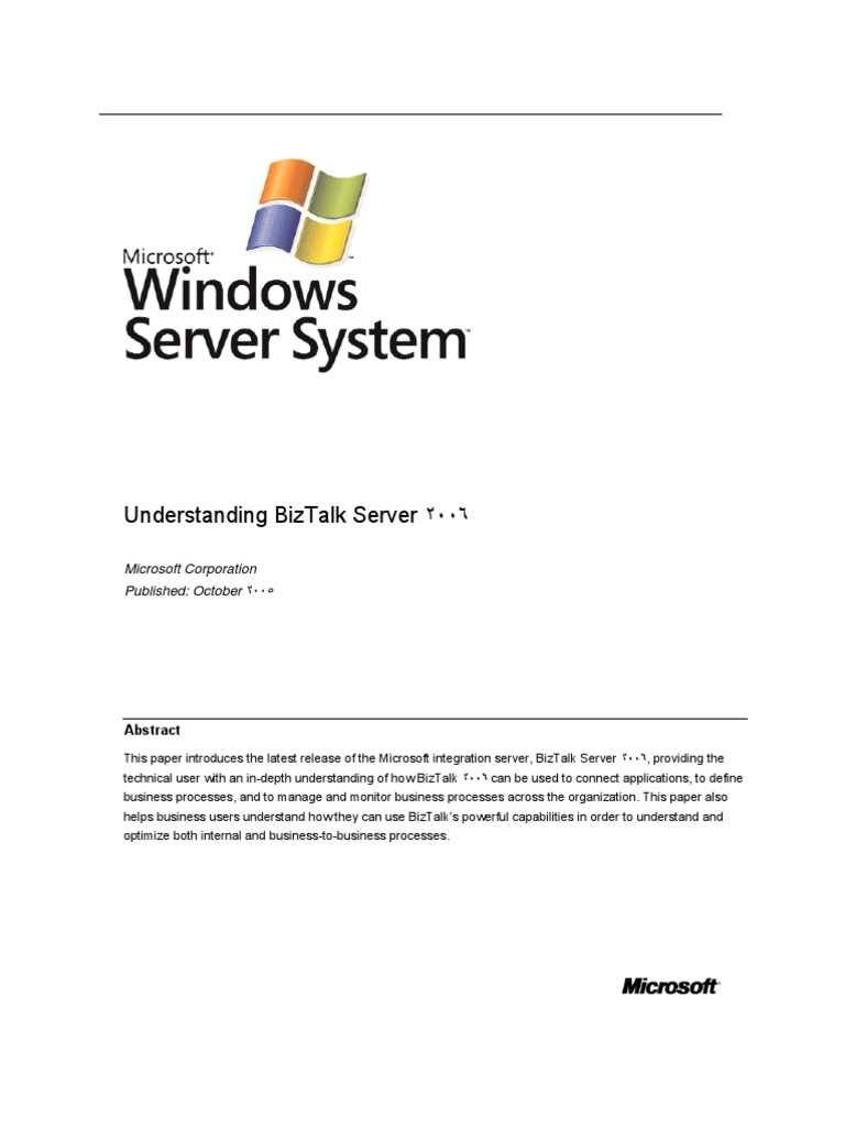 70-235 Understanding Microsoft Biztalk Server 2006 | PDF