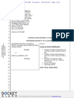 Sinatro Et Al v. Barilla America, Inc., 4 - 22-Cv-03460, No. 1 (N.D.cal. Jun. 11, 2022)