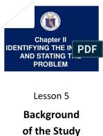 Chapter II Lesson 5 Background of The Study