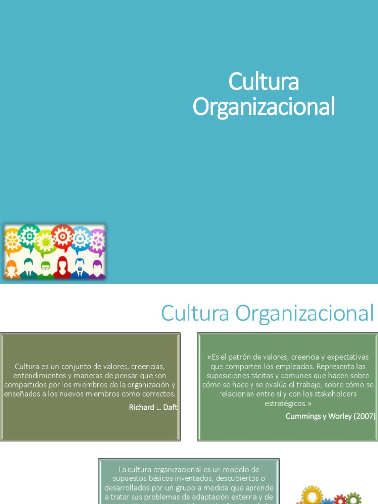 Claves de la Cultura Organizacional | PDF | Ciencia y matemáticas