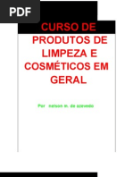 Curso Produtos de Limpeza e cos - Nelson M. de Azevedo