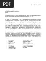 Carta para El Alcalde