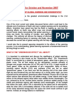 2007 Editorial Oct Nov 2007 THE EFFECTS OF GLOBAL WARMING AND HOMOEOPATHY