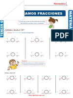 Comparación de Fracciones para Tercer Grado de Primaria