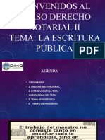 La Escritura Pública