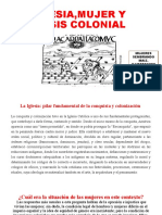 Iglesia, Mujer y Crisis Colonial