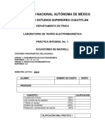 Práctica Integral 1. Ecuaciones de Maxwell