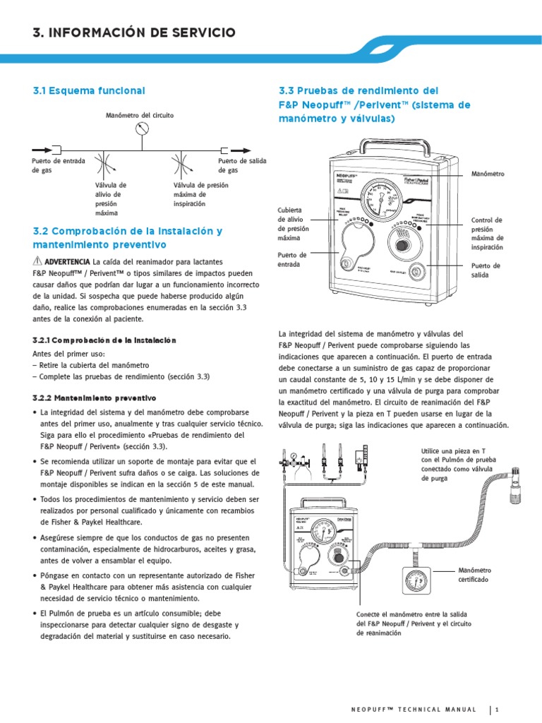Manual de Servicio Neopuf | PDF | Tornillo | Física Aplicada e ...