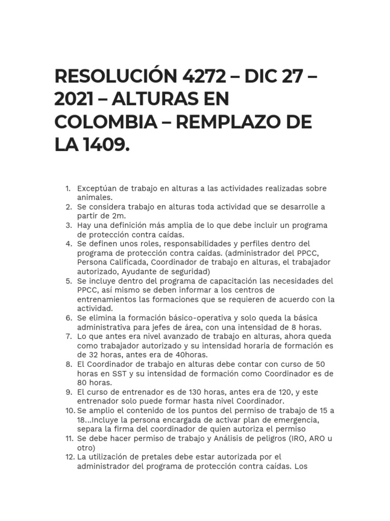 Resolución 4272 | PDF