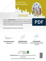 Curso AEE Altas Habilidades concluído