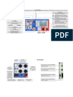 Configuración de plantillas CPC100 para pruebas en transformador