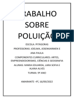 Poluição na Escola