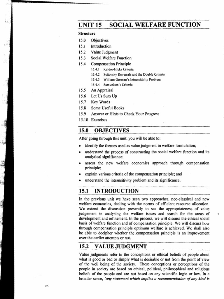 Unit 15 | Descargar gratis PDF | Welfare Economics | Pareto Efficiency