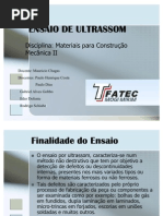Trabalho Ensaio de Ultrassom