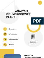 Swot Analysis For Hydropower Plant Group 1