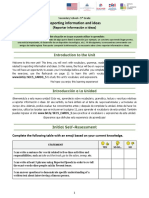 (AETG Workbook) Secondary 5th Grade #5 - Reporting Information & Ideas (Unidad 5)