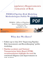 1-02 Steve Nanney and Ken Lee - PHMSA - Current Regulatory Requirements For Evaluations of Risk - PHMSA Risk Modeling Workshop