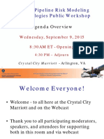 1-01 Alan Mayberry - PHMSA - Agenda Overview and Day 1 Opening - PHMSA Risk Modeling Workshop