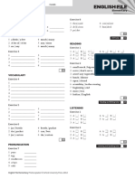 EF3e Elem Filetest 09a Answer Sheet