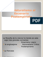 Del Naturalismo Al Escenario Postempirista 1