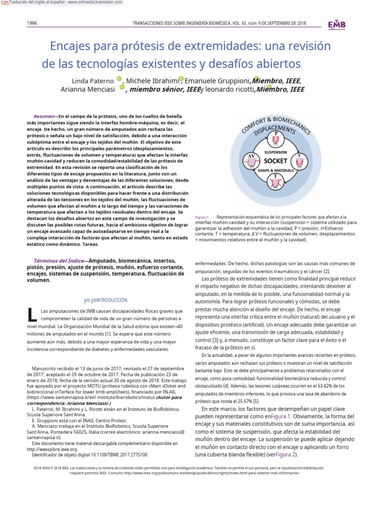 Activity Sockets For Lower Limb Prodtheses En.es PDF Aluminio