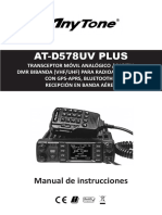 Manual AT-D578UV PLUS Es