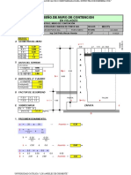 Calculo Muro en Volado