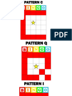 BINGO Patterns