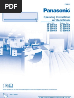 Download Panasonic Inverter Air Conditioner User Manuel by Jj SN60187432 doc pdf