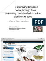 Rapidly Improving Linnaean Taxonomy Through DNA Barcoding Combined With Online Biodiversity Tools